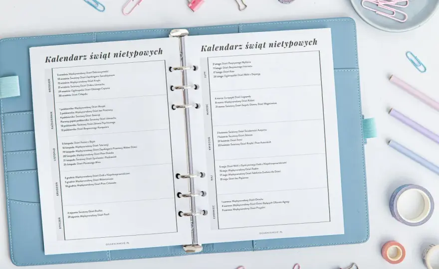 Kalendarz świąt nietypowych dla dzieci - Jak planować bez chaosu?